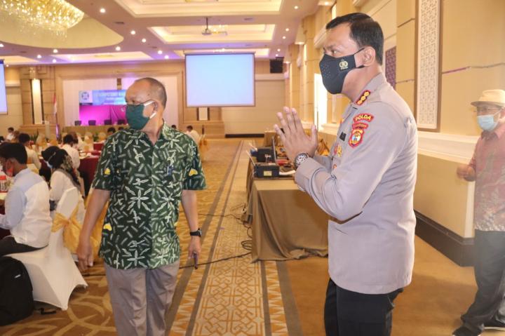 Jadi Narasumber di UKW ke-23, Kabidhumas Polda Lampung Pandra Semangati Seluruh Peserta